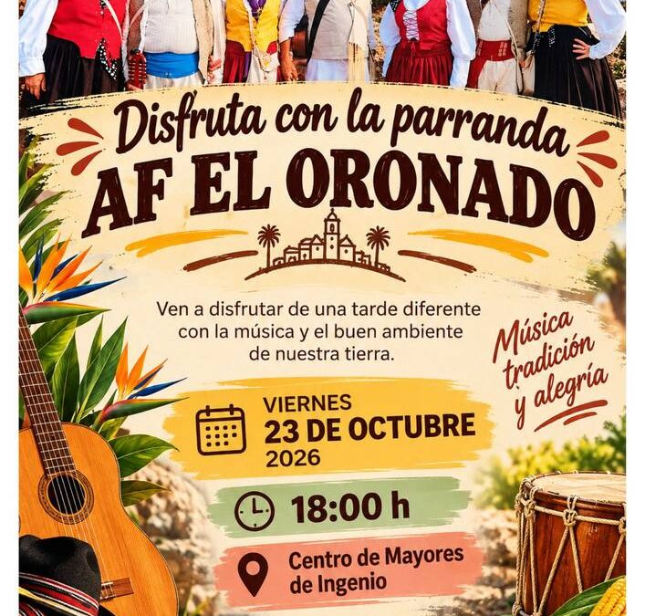 Sexualidad, música y tradición protagonizan las próximas actividades del Centro de Mayores de Ingenio