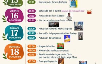 Llega la Fiesta del Olivar 2026 al barrio de El Lirón